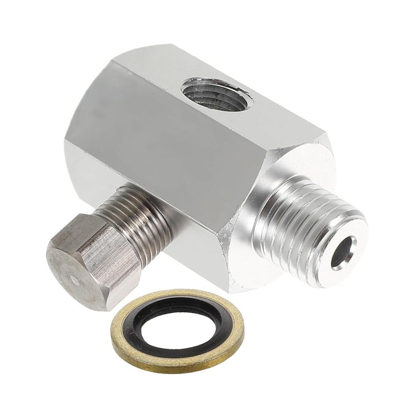 Aluminum Alloy Quick Connect Adapter For Oil Pressure Gauge Hydraulic System Car Accessories - Image 1